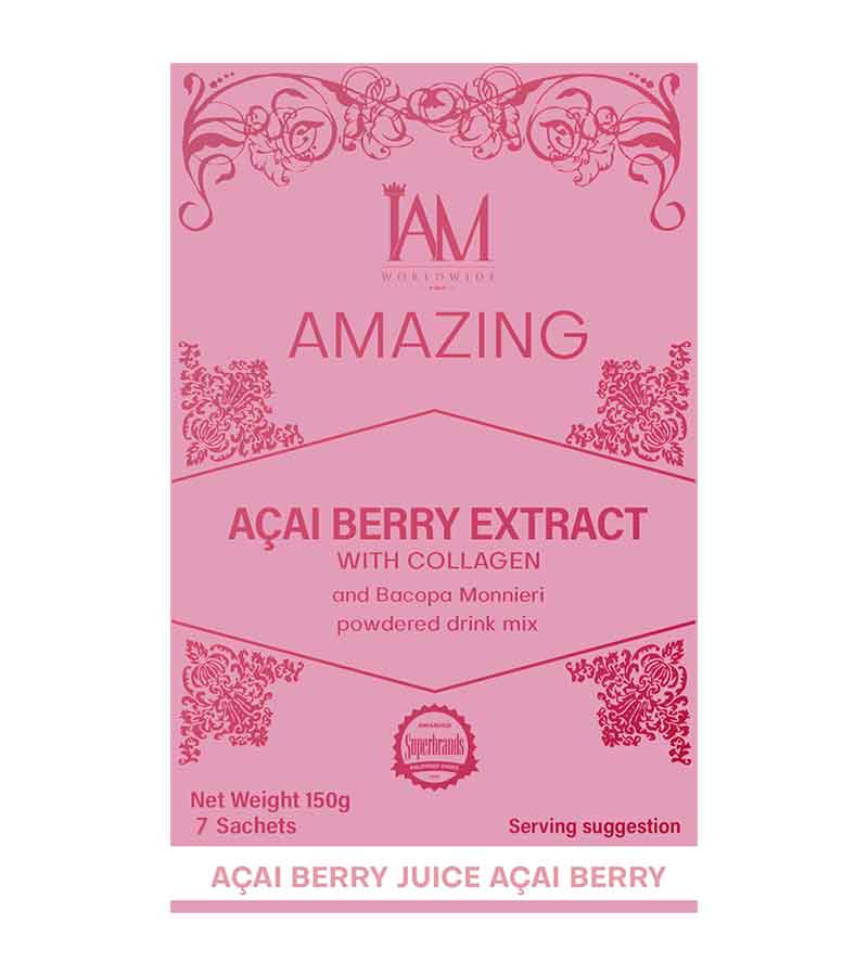 açai berry extract with collagen and bacopa monnieri