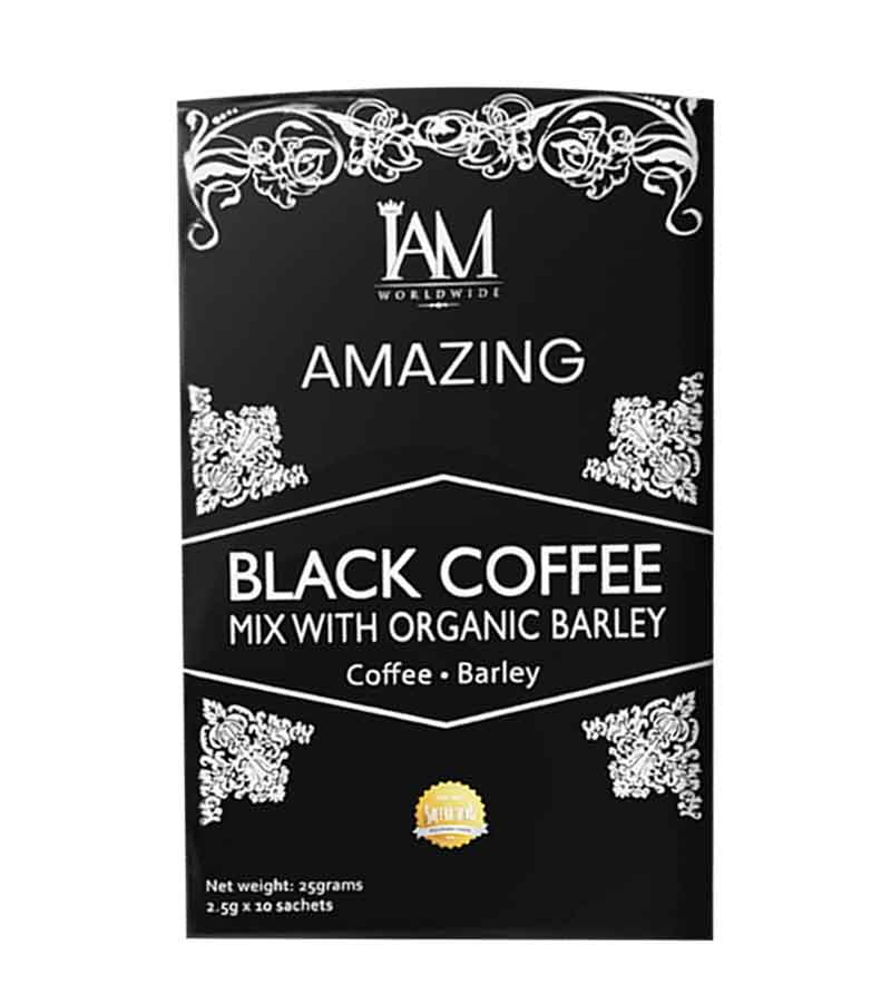 black coffee mix with organic barley