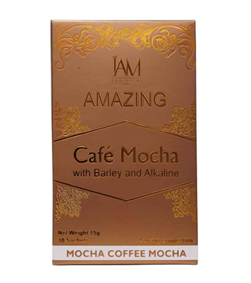 café mocha with barley and alkaline